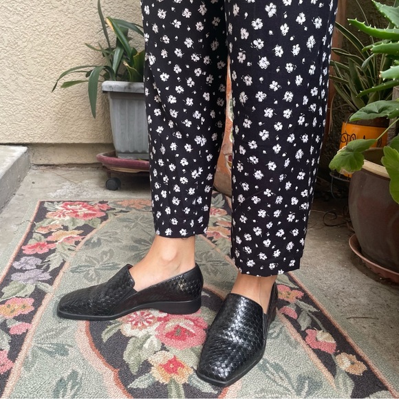 Vintage Shoes - Vintage 90’s black Nicole leather shoes